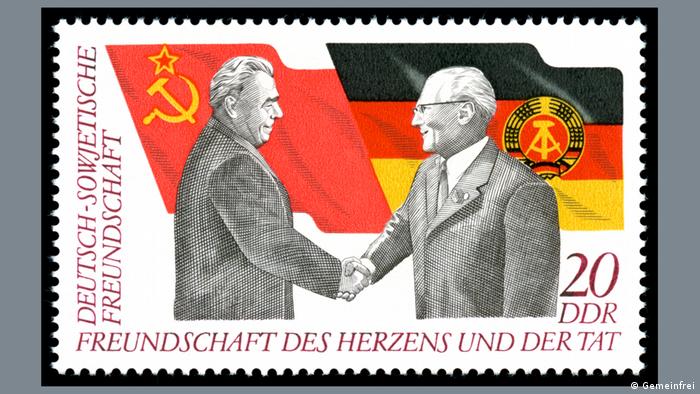 In der ehemaligen DDR wurde die Freundschaft mit der Sowjetunion gefeiert