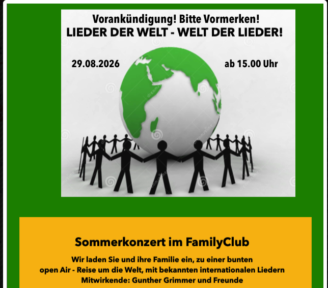 Sommerfest 2026 Sommerfest 2026