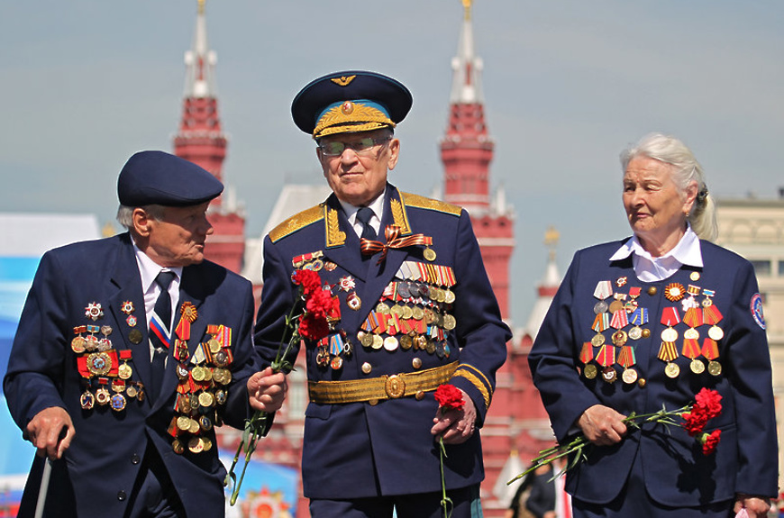 Veteranen der Roten Armee