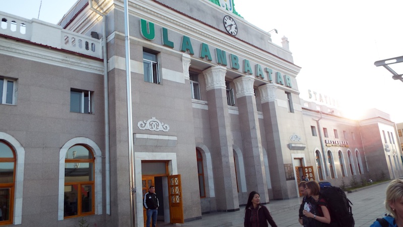 Bahnhof von Ulaan Baatar